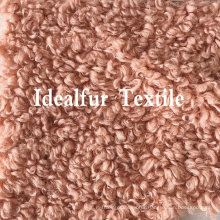 Solid Color Curly Short Pile Imitation Wool Fur